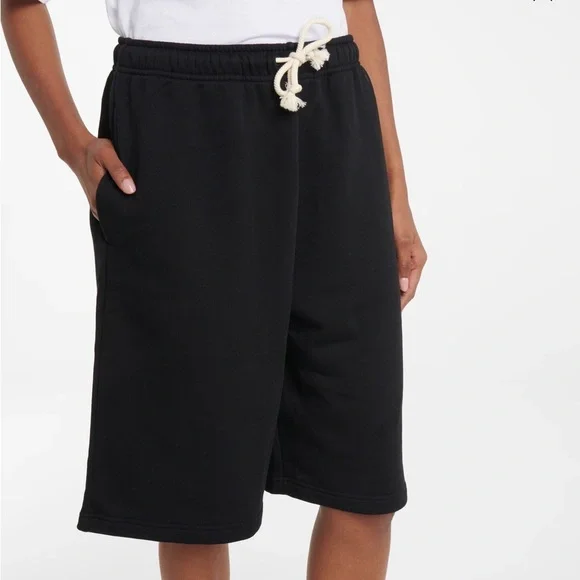 ACNE STUDIOS Cotton jersey shorts - black - Picture 3 of 11